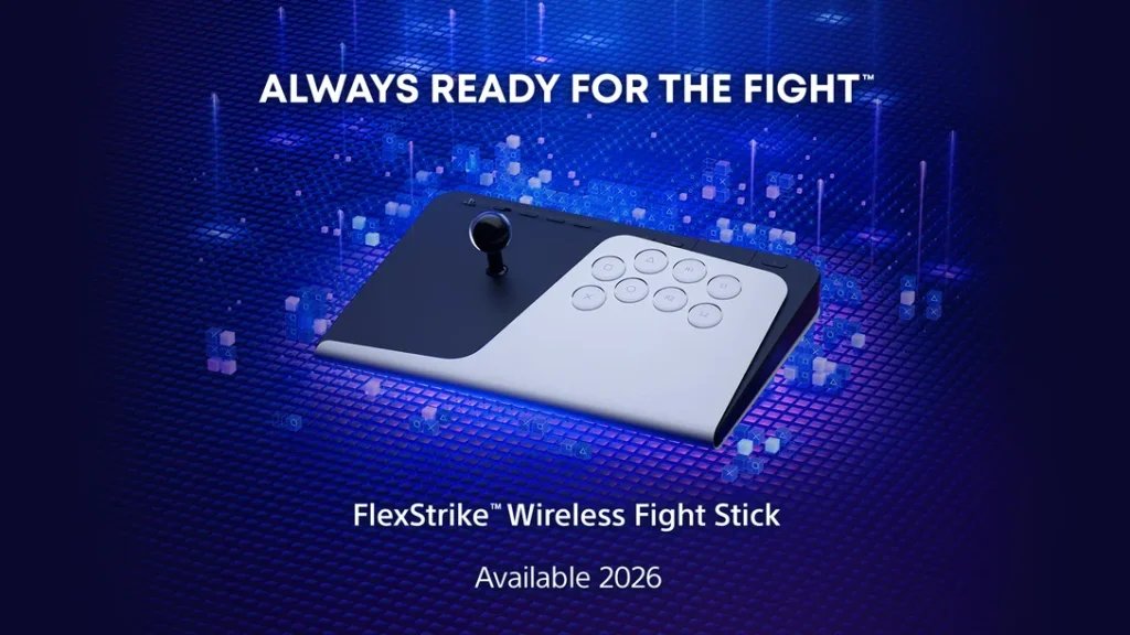 PlayStation’s first wireless fight stick, FlexStrike